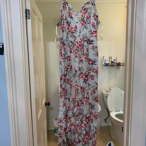 NWT boutique dress, Flower Print, Size Large